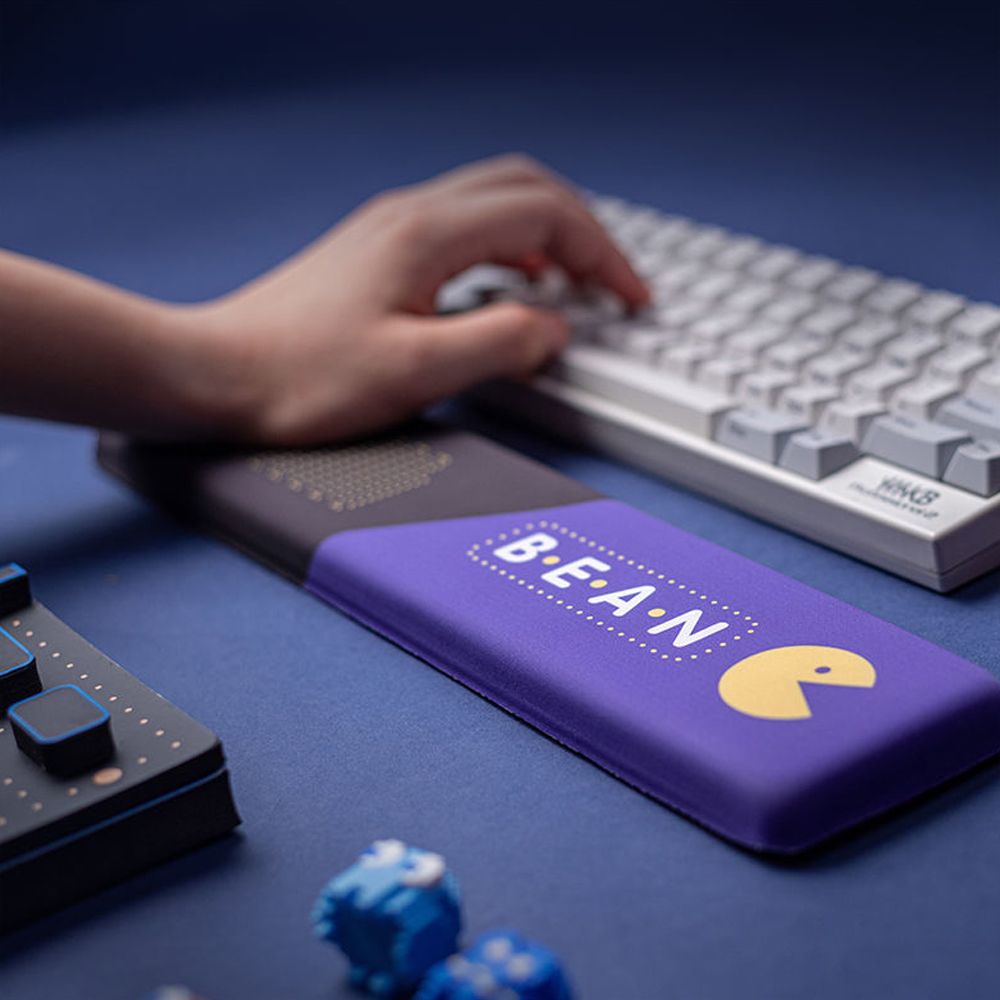 Tradescantia Purple - Alas Sandaran Pergelangan Tangan Keyboard Mousepad