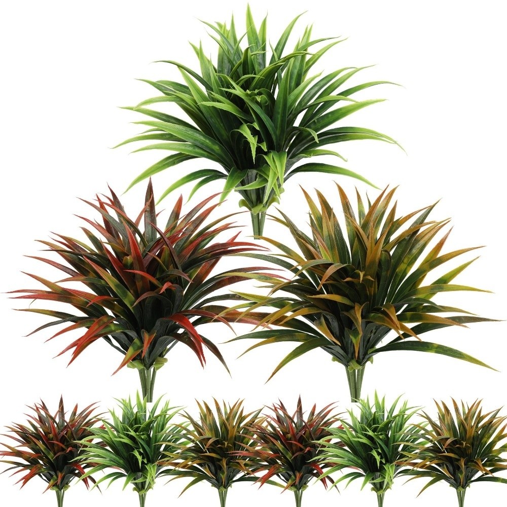 Daun Anggrek Buatan Realistis  - Spider Plant Hanging ulasan dan harga
