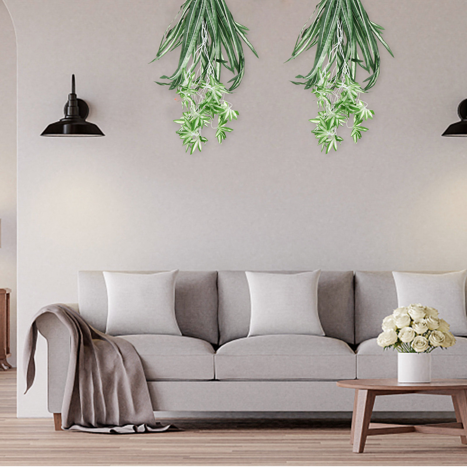 Tanaman Laba-laba Buatan, Deko - Spider Plant Hanging ulasan dan harga