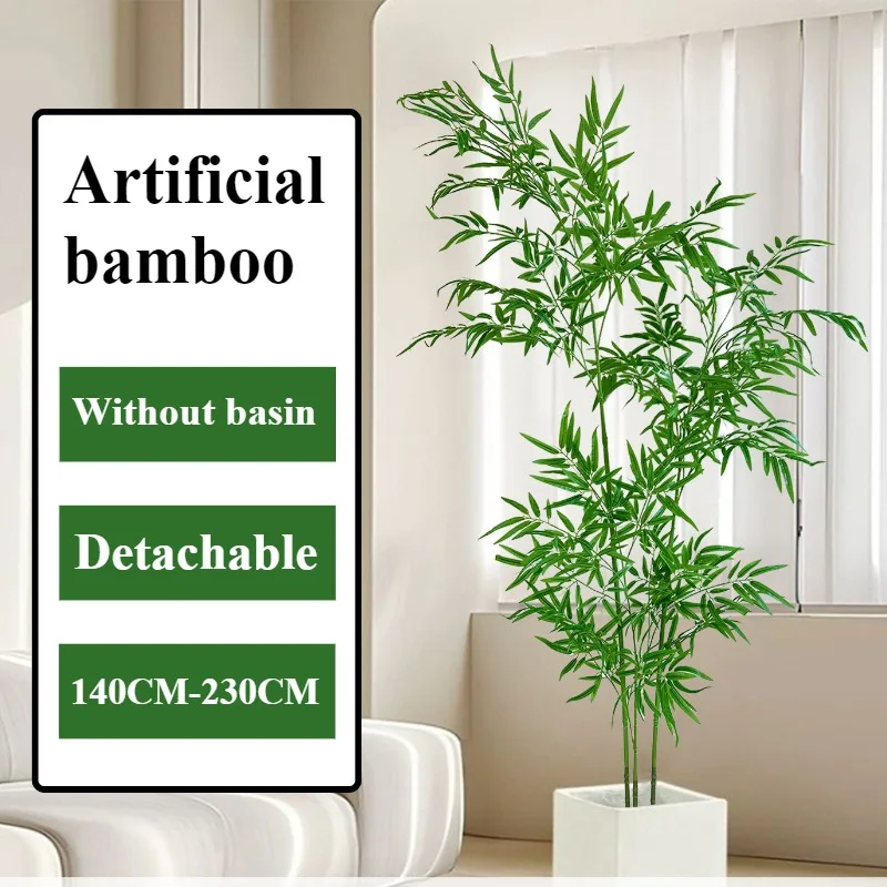 Bambu Buatan Bambu Hijau Besar - Ficus Lyrata Tree ulasan dan harga
